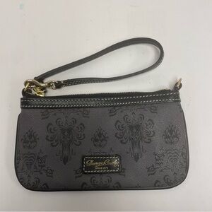 Disney Dooney & Bourke Haunted Mansion Wallpaper Wristlet Wallet
